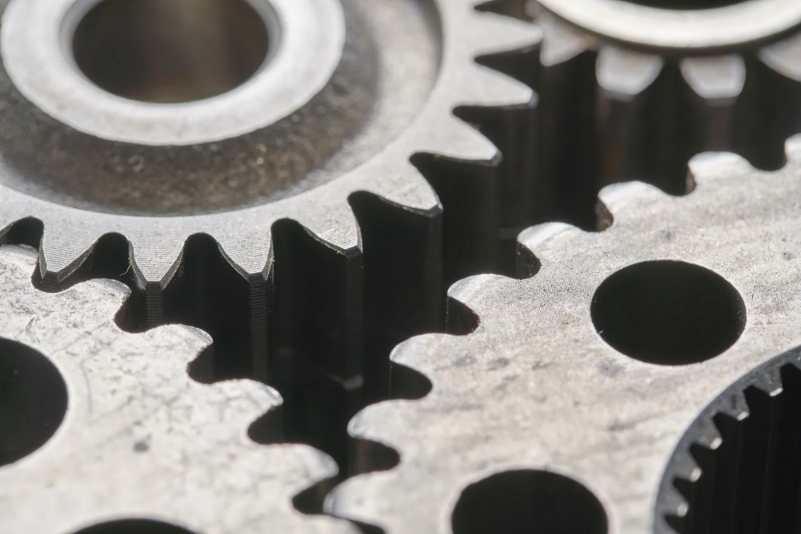 High quality industrial parts being inspected