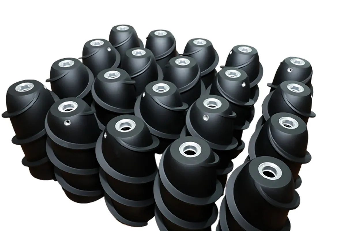 High quality industrial parts being inspected