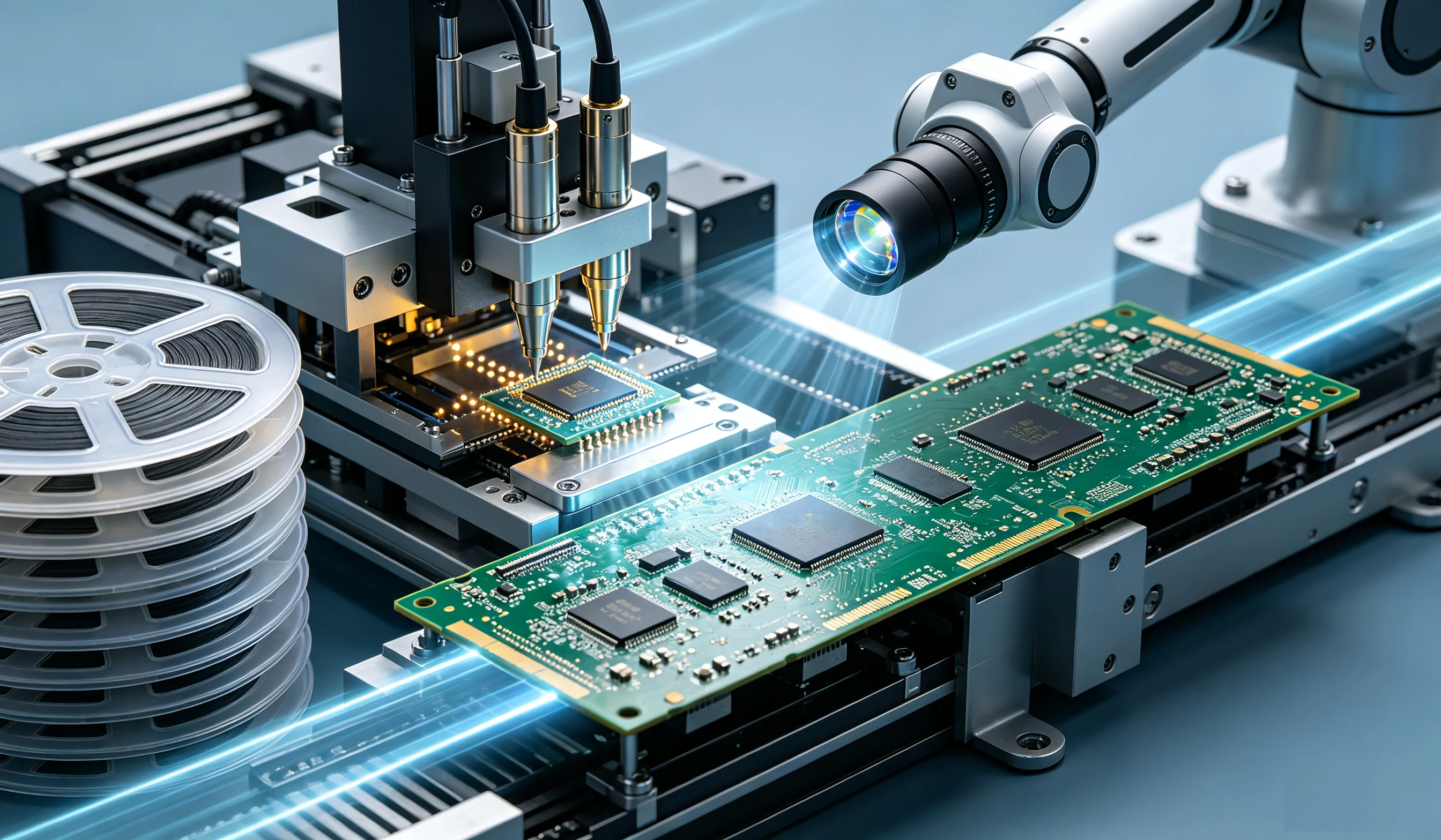 Automated SMT PCBA Assembly Cleanroom Line